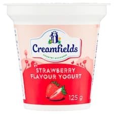 Creamfields Jogurt s jahodovou příchutí 125g