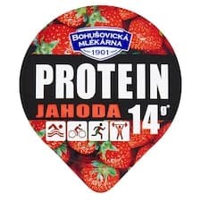 Bohušovická mlékárna Protein jahoda 140g
