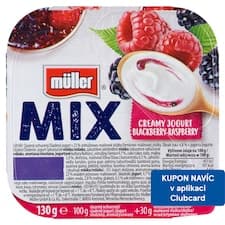Müller Mix Slazený ochucený jogurt 130g