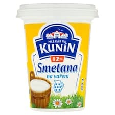 Mlékárna Kunín Smetana na vaření 12% 375g