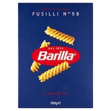 Barilla Fusilli semolinové těstoviny sušené 500g