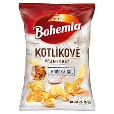 Bohemia Kotlíkové brambůrky mořská sůl 100g