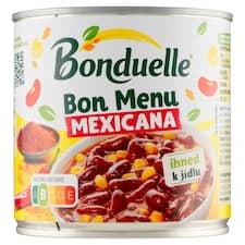 Bonduelle Bon Menu Mexicana červené fazole s kukuřicí v pikantní omáčce 430g