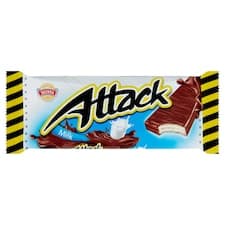 Sedita Attack Oplatky s mléčnou náplní v mléčno-kakaové polevě 30g