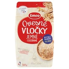 Emco Ovesné vločky jemné celozrnné 500g