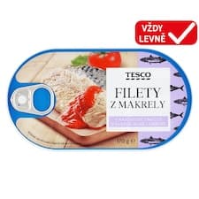 Filety z makrely v rajčatové omáčce 170g