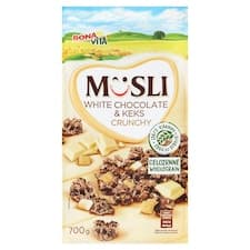 Bona Vita Zapékané müsli bílá čokoláda a sušenka 700g