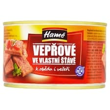 Hamé Vepřové ve vlastní šťávě 400g