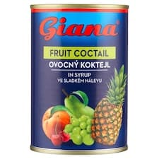 Giana Ovocný koktejl ve sladkém nálevu 410g