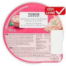 Paštika s vepřovým masem s příchutí slaniny 100g