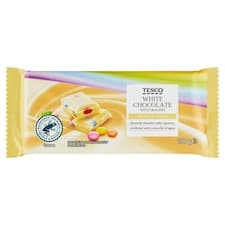 Bílá čokoláda s čokoládovým dražé 100g