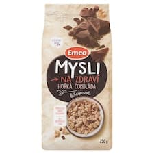 Emco Mysli na Zdraví Křupavé hořká čokoláda 750g