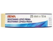SIGMA Páska oboustranná lepicí 25 mm x 10 m 1 ks