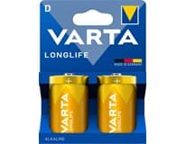 VARTA Baterie Longlife D Plastic Free 2 ks