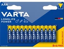 VARTA Baterie Longlife Power AAA 8 + 4 ks