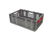 METRO PROFESSIONAL Přepravka skládací 60 x 40 x 22 cm děrovaná šedá 1 ks