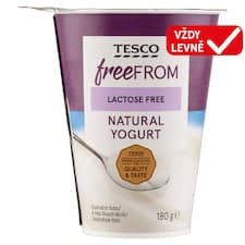 Free From Bílý jogurt bez laktózy 180g
