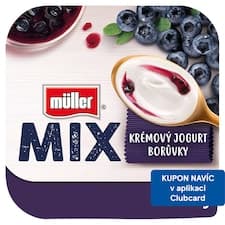 Müller Mix Jogurt s borůvkami 130g