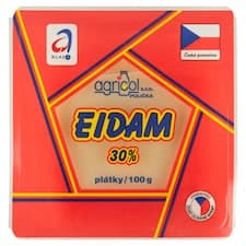 Agricol Eidam 30% plátky 100g