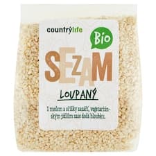 Country Life Bio sezam loupaný 100g