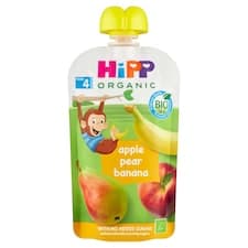 HiPP Bio jablko, hruška, banán 100g