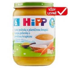 HiPP Bio kuřecí polévka s pšeničnou krupicí 190g