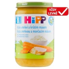HiPP Bio rýže s mrkví a krůtím masem 220g
