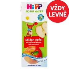 HiPP Bio nápoj jemné jablko s neperlivou pramenitou vodou od 1+ 200ml