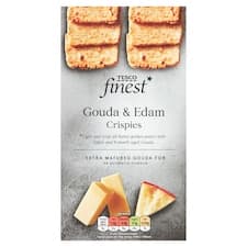 Finest Máslové sušenky z listového těsta s polotučnými tvrdými sýry gouda a eidam 90g