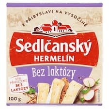 Sedlčanský Hermelín bez laktózy 100g