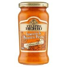 Filippo Berio Pesto s rajčaty a sýrem Ricotta 190g