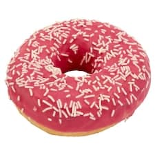 Donut s polevou s příchutí jahoda 56g