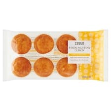 Mini muffiny s citronovou příchutí 180g