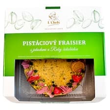 L'Chefs Pistáciový Fraisier s jahodami a ruby čokoládou 600g