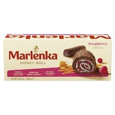 Marlenka Medová roláda s kakaem a malinami 300g