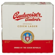 Budweiser Budvar Original pivo ležák světlé 8 x 0,5l