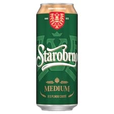 Starobrno Medium pivo ležák světlý 0,5l