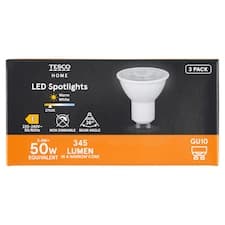 Home LED žárovka 3,4W GU10 teplé bílé světlo 3 ks