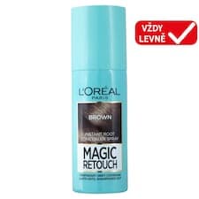 L'Oréal Paris Magic Retouch sprej na vlasy pro zakrytí odrostů světle hnědá, 75 ml