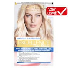 L'Oréal Paris Excellence Pure Blonde 01 Blond ultra světlá přírodní, 72 ml + 48 ml + 12 ml + 60 ml