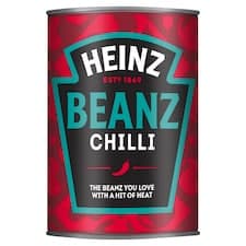 Heinz Pečené fazole v pálivé rajčatové omáčce s chilli 390g