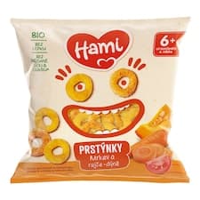 HAMI prstýnky Mrkev a rajče-dýně 20 g