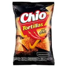 Chio Tortillas kukuřičný snack s příchutí chilli 110g