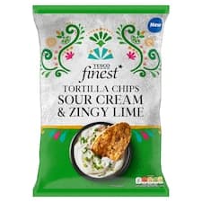 Finest Kukuřičný snack s fazolemi a koriandrem, s příchutí zakysané smetany a limetky 150g