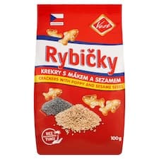 Vest Rybičky krekry s mákem a sezamem 100g