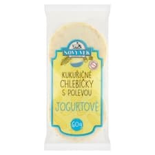 Nový Věk Kukuřičné chlebíčky s polevou jogurtové 60g