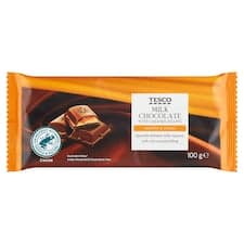 Mléčná čokoláda s karamelovou náplní 100g