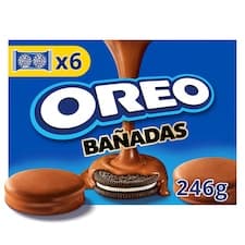 Oreo sušenky s vanilkovou náplní, kakaová poleva 246g