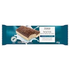 Oplatka s mléčnou náplní polomáčená v kakaové polevě 45g