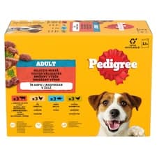 Pedigree Adult smíšený výběr v želé 12 x 100g (1,2kg)
